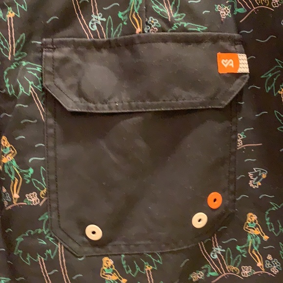 Ambsn “Neon Beach” swim trunks (32 waist) - Picture 5 of 6